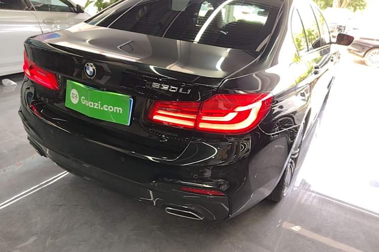 Used BMW 5 Series 2019 530Li Leading Model M Sport Package Rear Right 45 Deg
