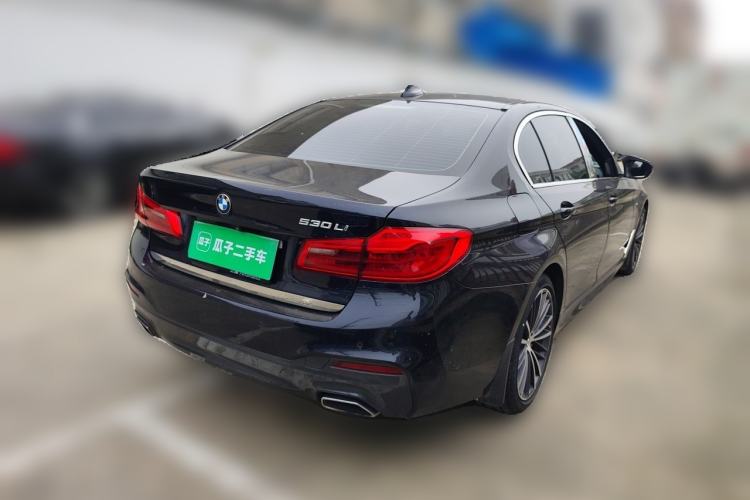 Used BMW 5 Series 2019 Facelifted 530Li Leading Edition M Sport Package Rear Right 45 Deg
