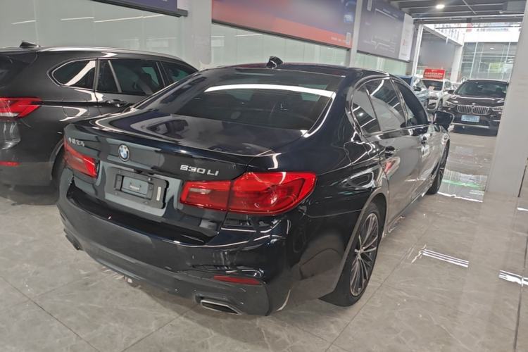 Used BMW 5 Series 2019 Facelifted 530Li Leading Edition M Sport Package Rear Right 45 Deg