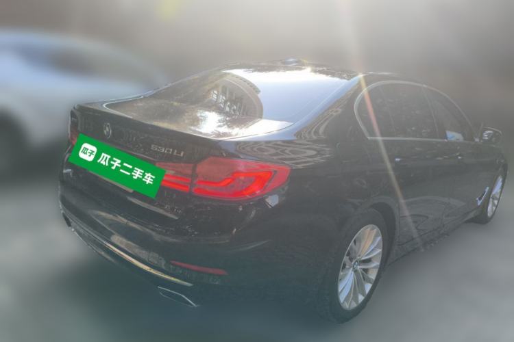 Used BMW 5 Series 2019 530Li Leading Model Luxury Package Rear Right 45 Deg
