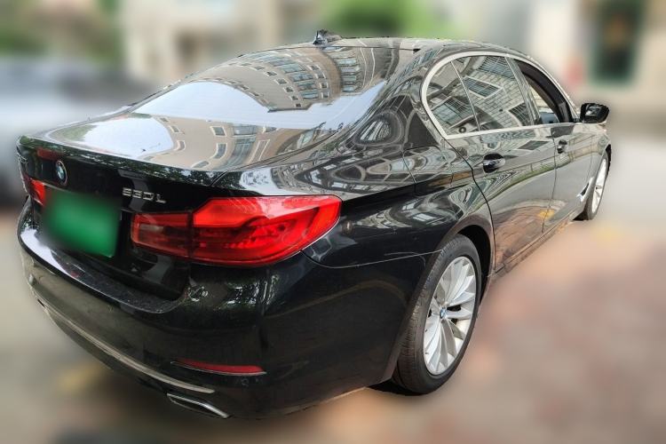 Used BMW 5 Series 2019 530Li Leading Model Luxury Package Rear Right 45 Deg