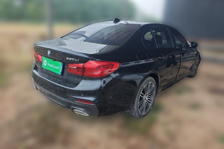 Used BMW 5 Series 2019 530Li Leading Model M Sport Package Rear Right 45 Deg