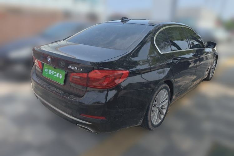 Used BMW 5 Series 2019 525Li Luxury Package Rear Right 45 Deg