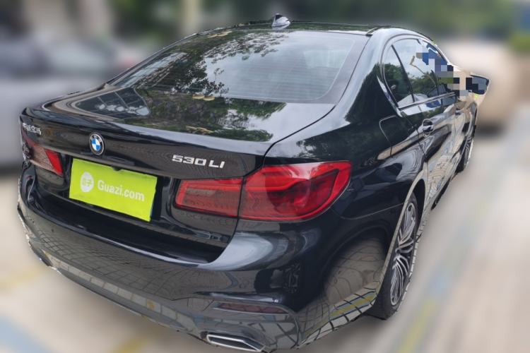 Used BMW 5 Series 2019 530Li Luxury Edition M Sport Package Rear Right 45 Deg