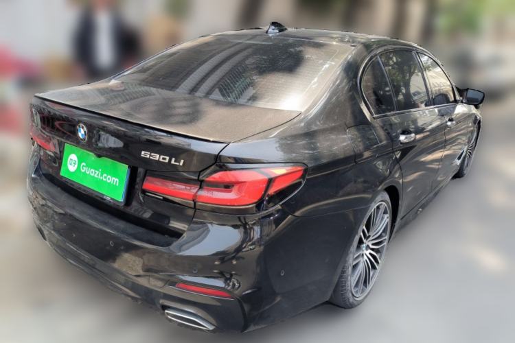 Used BMW 5 Series 2019 530Li Leading Model M Sport Package Rear Right 45 Deg