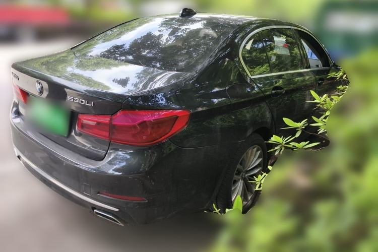 Used BMW 5 Series 2019 530Li Leading Model Luxury Package Rear Right 45 Deg
