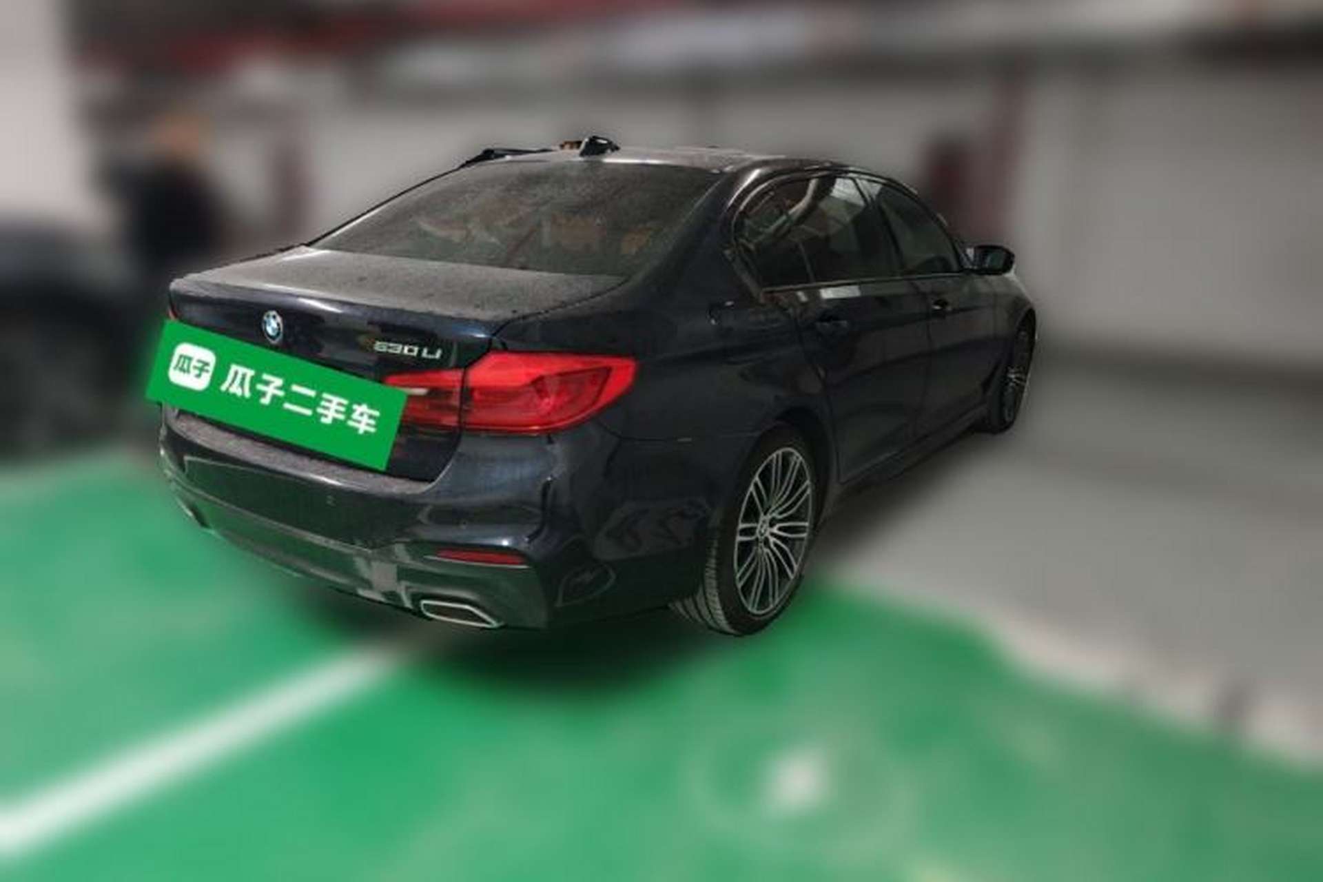 Used BMW 5 Series 2019 530Li Leading Model M Sport Package Rear Right 45 Deg