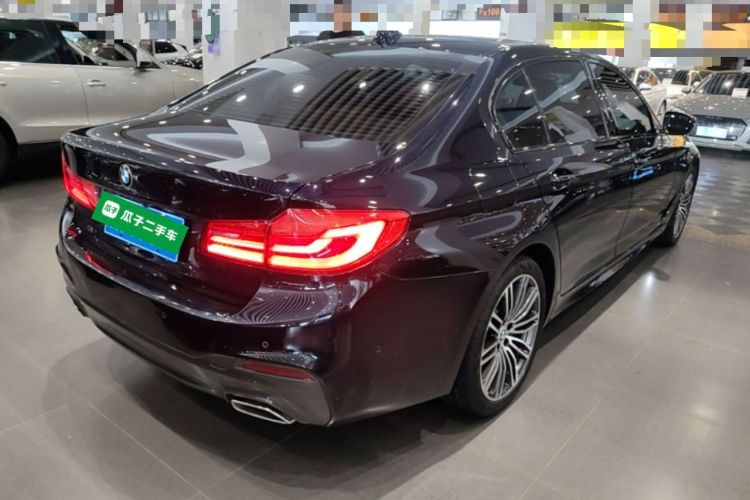 Used BMW 5 Series 2019 530Li Leading Model M Sport Package Rear Right 45 Deg