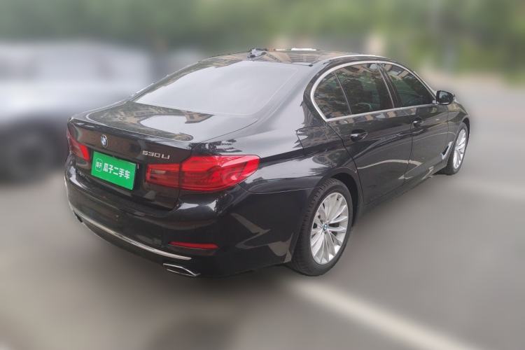 Used BMW 5 Series 2019 530Li xDrive Luxury Package Rear Right 45 Deg