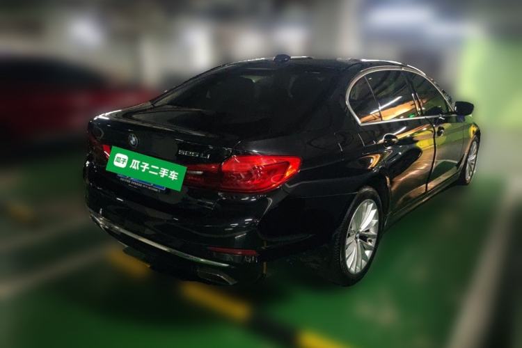 Used BMW 5 Series 2019 525Li Luxury Package Rear Right 45 Deg