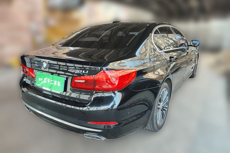 Used BMW 5 Series 2019 530Li Luxury Edition Premium Package Rear Right 45 Deg