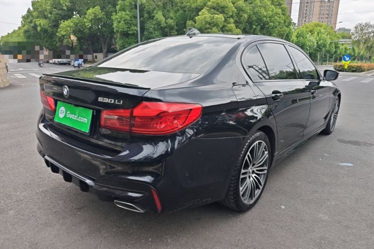 Used BMW 5 Series 2019 530Li Luxury Edition M Sport Package Rear Right 45 Deg