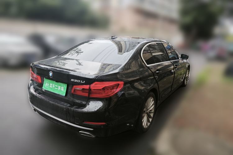 Used BMW 5 Series 2019 Facelifted 530Li Luxury Edition Premium Package Rear Right 45 Deg
