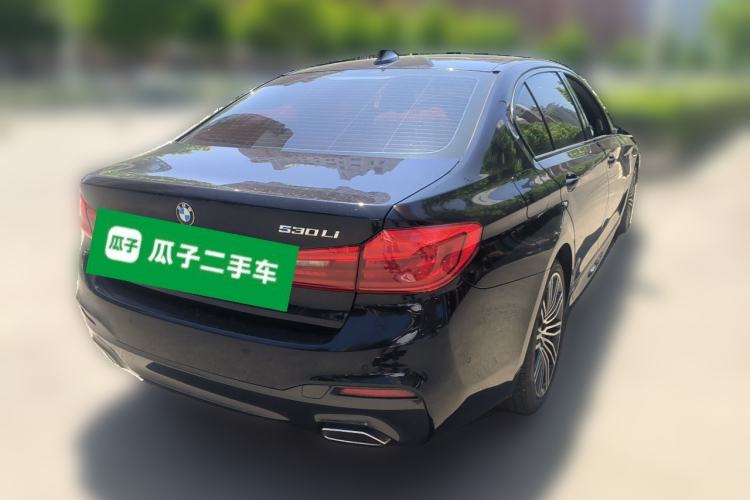 Used BMW 5 Series 2019 530Li Luxury Edition M Sport Package Rear Right 45 Deg
