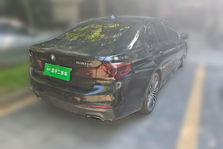 Used BMW 5 Series 2019 530Li Leading Model M Sport Package Rear Right 45 Deg