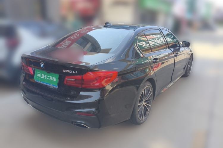 Used BMW 5 Series 2019 Facelifted 530Li Leading Edition M Sport Package Rear Right 45 Deg