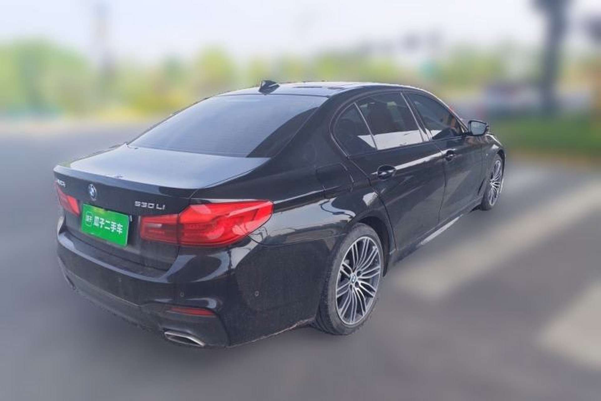 Used BMW 5 Series 2019 530Li Leading Model M Sport Package Rear Right 45 Deg