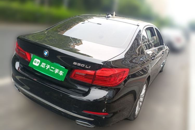 Used BMW 5 Series 2019 530Li Leading Model Luxury Package Rear Right 45 Deg