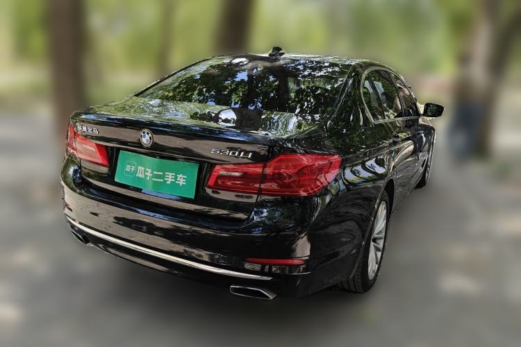 Used BMW 5 Series 2019 530Li Leading Model Luxury Package Rear Right 45 Deg