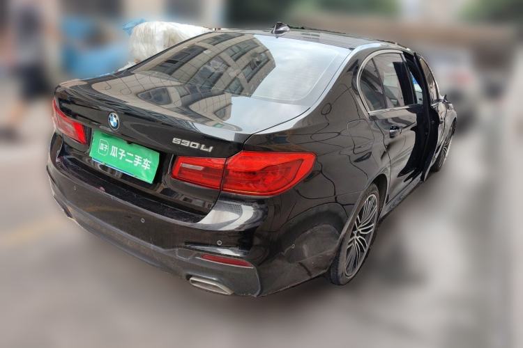 Used BMW 5 Series 2019 530Li Leading Model M Sport Package Rear Right 45 Deg