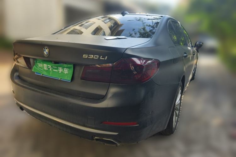 Used BMW 5 Series 2019 Facelifted 530Li Luxury Edition Premium Package Rear Right 45 Deg