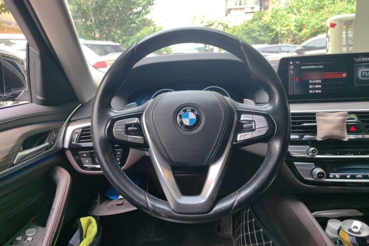 Used BMW 5 Series 2019 530Li Leading Model Luxury Package Steering Wheel
