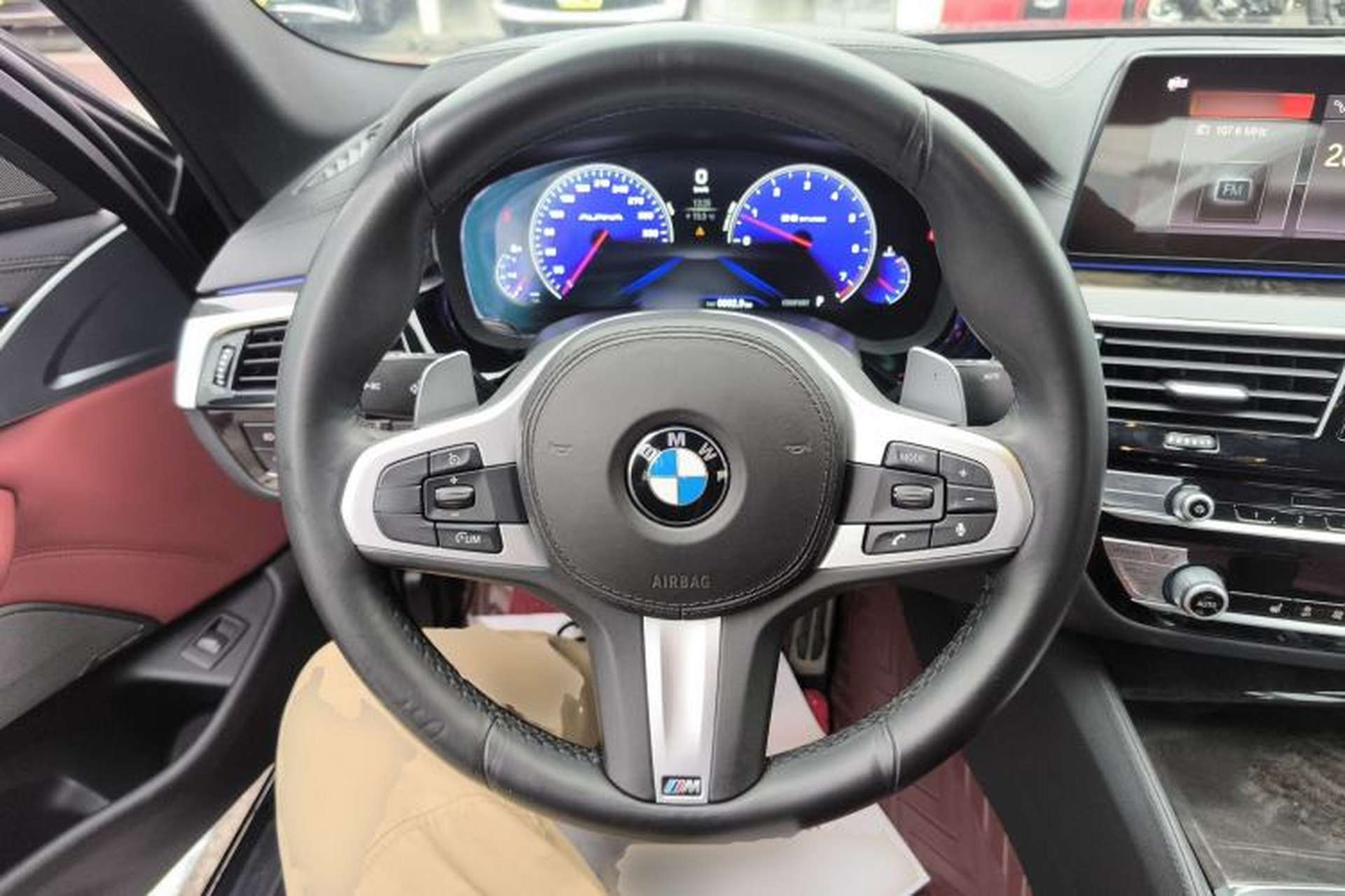 Used BMW 5 Series 2019 530Li Leading Model M Sport Package Steering Wheel
