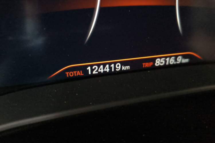 Used BMW 5 Series 2019 Restyled 525Li M Sport Package Odometer Close Up