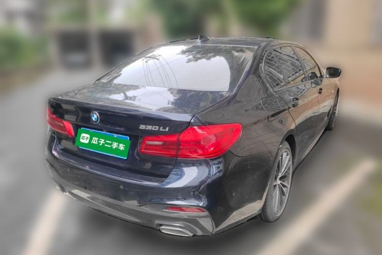 Used BMW 5 Series 2019 Facelifted 530Li Leading Edition M Sport Package Rear Right 45 Deg