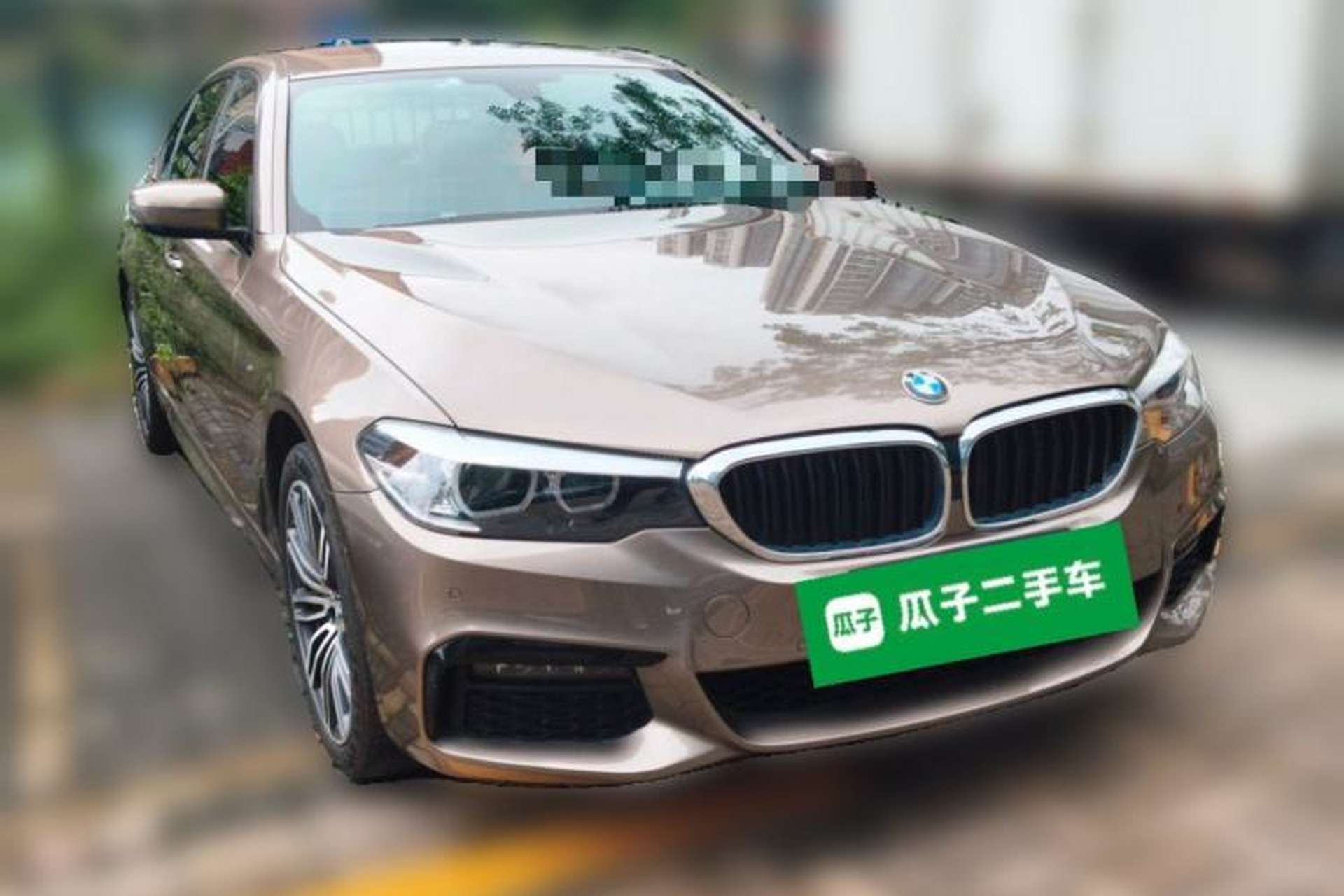 Used BMW 5 Series 2019 530Li Leading Model M Sport Package Front Right 45 Deg
