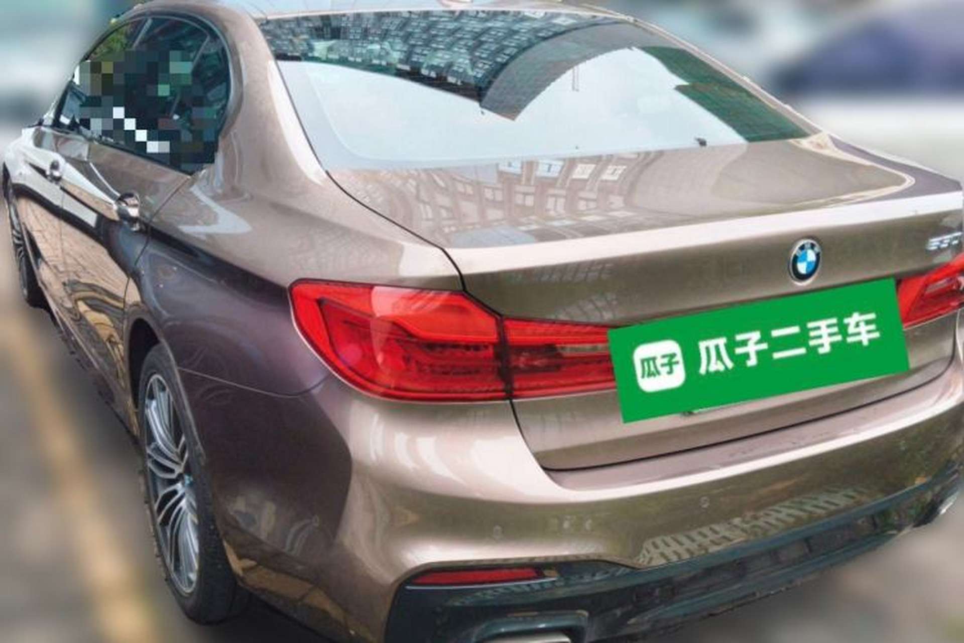 Used BMW 5 Series 2019 530Li Leading Model M Sport Package Rear Left 45 Deg