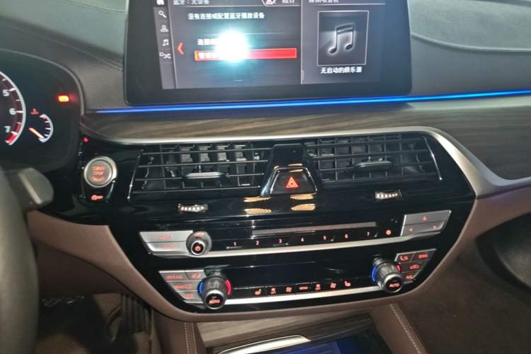 Used BMW 5 Series 2019 Facelifted 530Li Leading Edition Luxury Package Audio And AC Panel