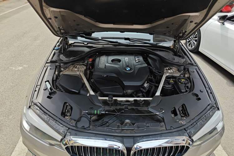 Used BMW 5 Series 2019 530Li Leading Model Luxury Package Engine Bay