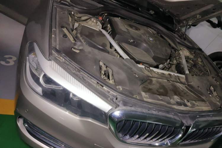 Used BMW 5 Series 2019 525Li Luxury Package Engine Bay Right