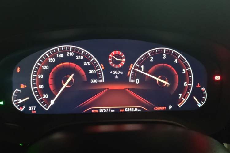 Used BMW 5 Series 2019 Facelifted 530Li Leading Edition Luxury Package Instrument Cluster