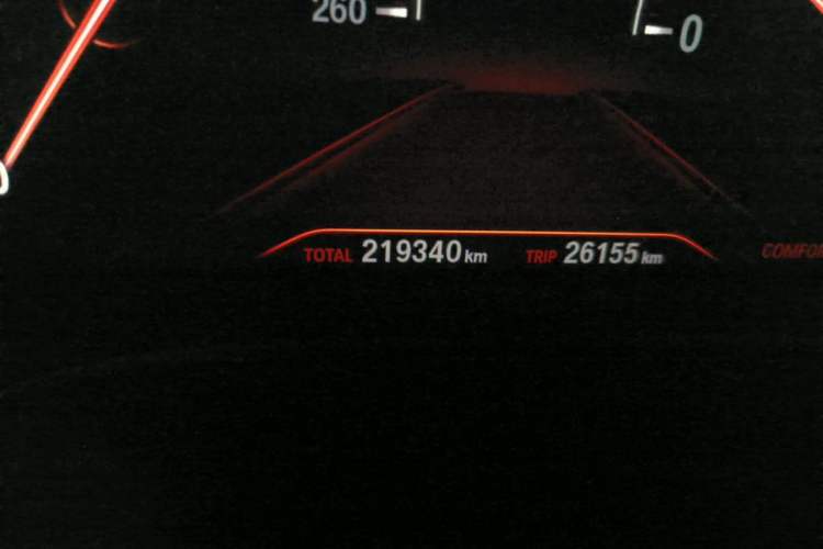 Used BMW 5 Series 2019 525Li Luxury Package Odometer Close Up