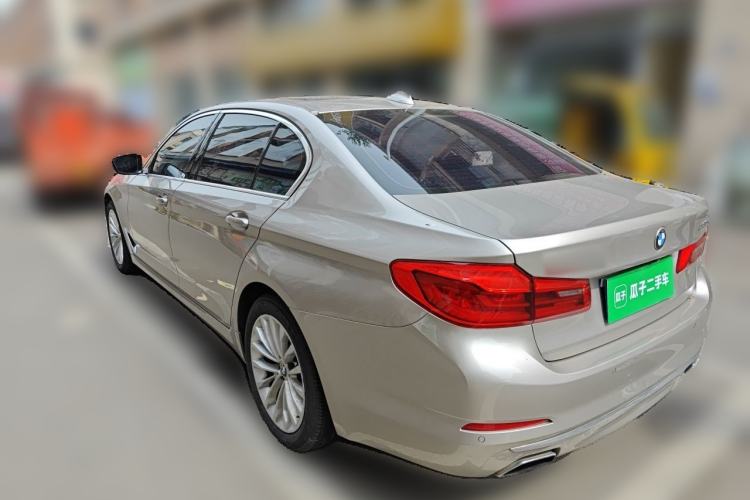 Used BMW 5 Series 2019 530Li Leading Model Luxury Package Rear Left 45 Deg