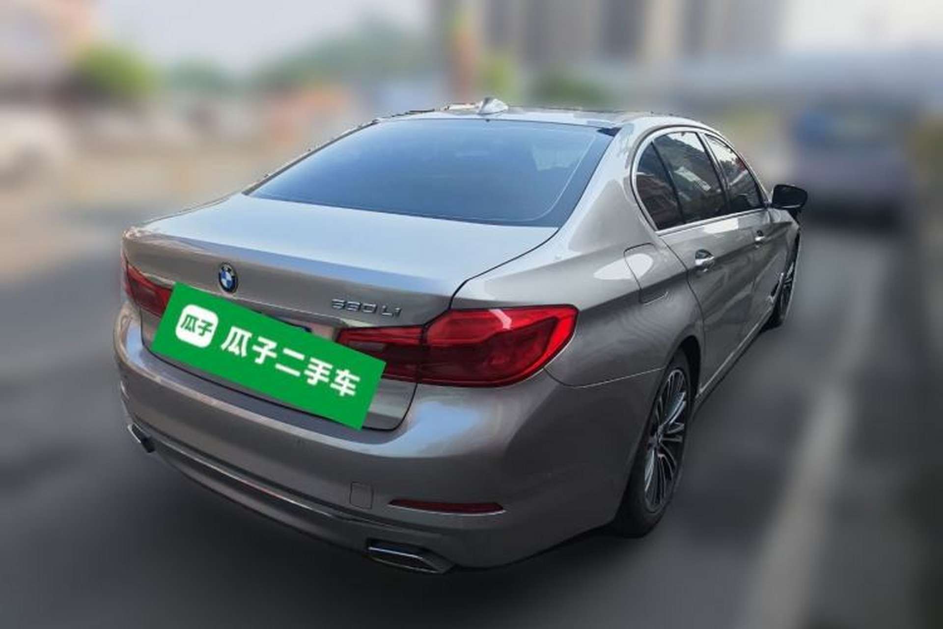 Used BMW 5 Series 2019 530Li Luxury Edition Premium Package Rear Right 45 Deg