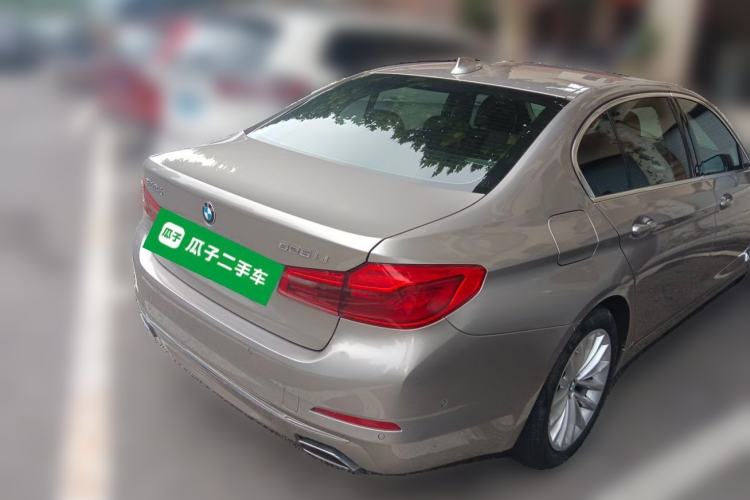 Used BMW 5 Series 2019 Facelifted 525Li Luxury Package Rear Right 45 Deg