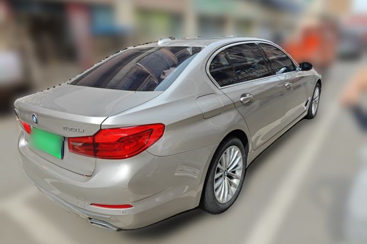 Used BMW 5 Series 2019 530Li Leading Model Luxury Package Rear Right 45 Deg