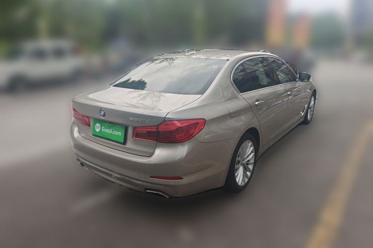 Used BMW 5 Series 2019 Facelifted 525Li Luxury Package Rear Right 45 Deg