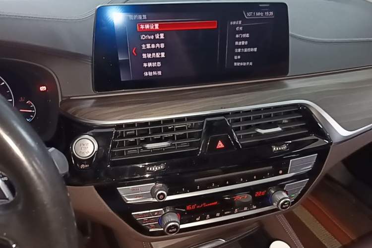Used BMW 5 Series 2019 530Li Leading Model Luxury Package Audio And AC Panel
