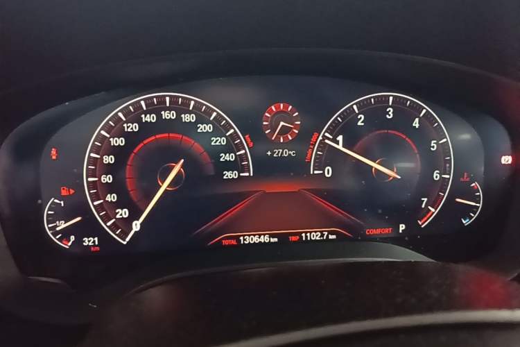 Used BMW 5 Series 2019 530Li Leading Model Luxury Package Instrument Cluster