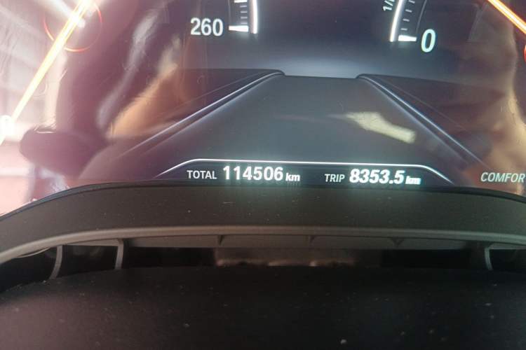 Used BMW 5 Series 2019 Restyled 525i M Sport Package Odometer Close Up
