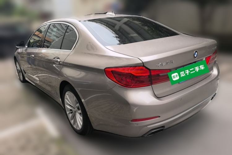 Used BMW 5 Series 2019 Facelifted 525Li Luxury Package Rear Left 45 Deg