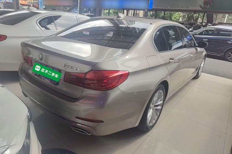 Used BMW 5 Series 2019 530Li Leading Model Luxury Package Rear Right 45 Deg