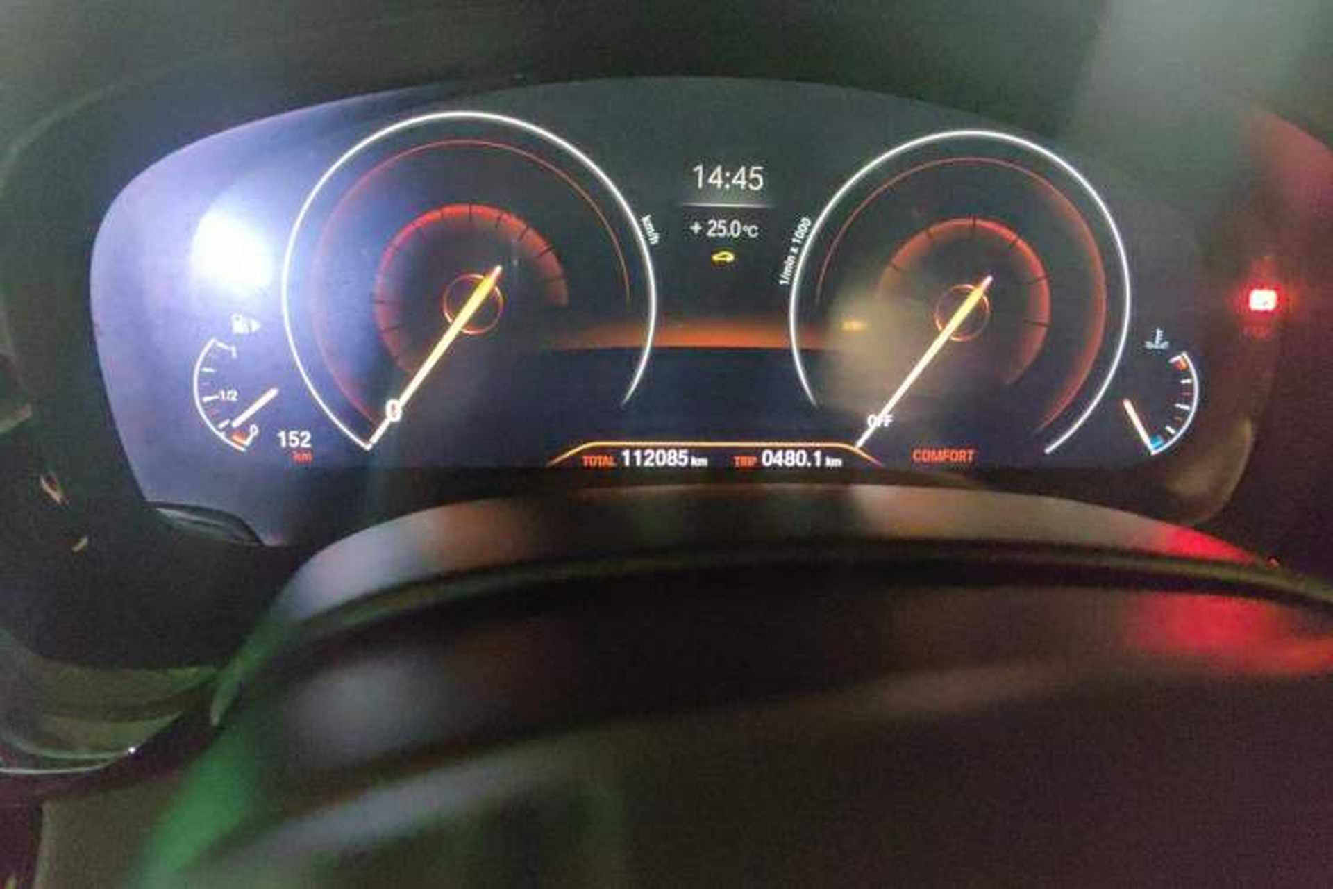 Used BMW 5 Series 2019 Restyled 525Li M Sport Package Odometer Close Up