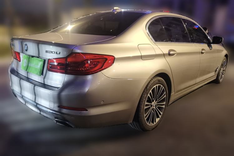 Used BMW 5 Series 2019 530Li Luxury Edition Premium Package Rear Right 45 Deg