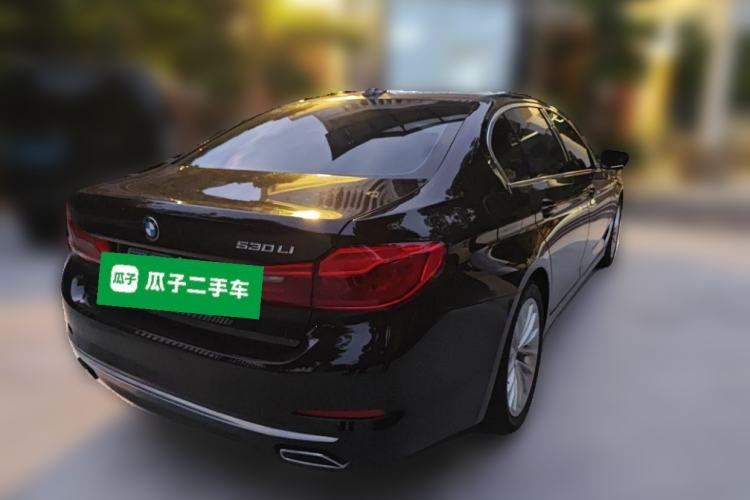 Used BMW 5 Series 2019 530Li Leading Model Luxury Package Rear Right 45 Deg