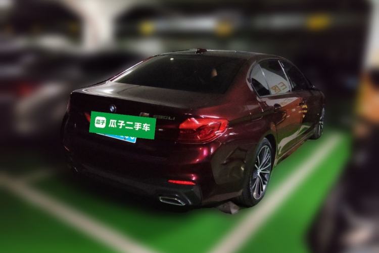 Used BMW 5 Series 2019 Facelifted 530Li Leading Edition M Sport Package Rear Right 45 Deg